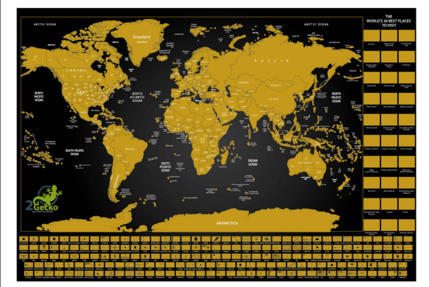 Scratch Map Deluxe 