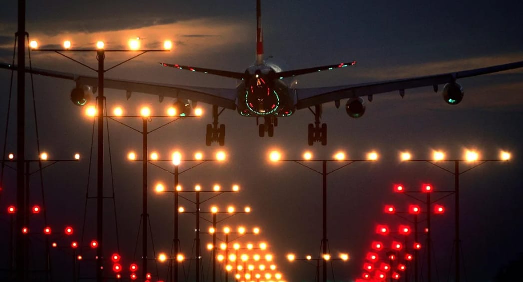 Airport runway lights